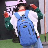 Men Women School Backpack Laptop Bag Teenage