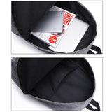 Men Women Backpacks Canvas Rucksack School Travel College Bag Casual