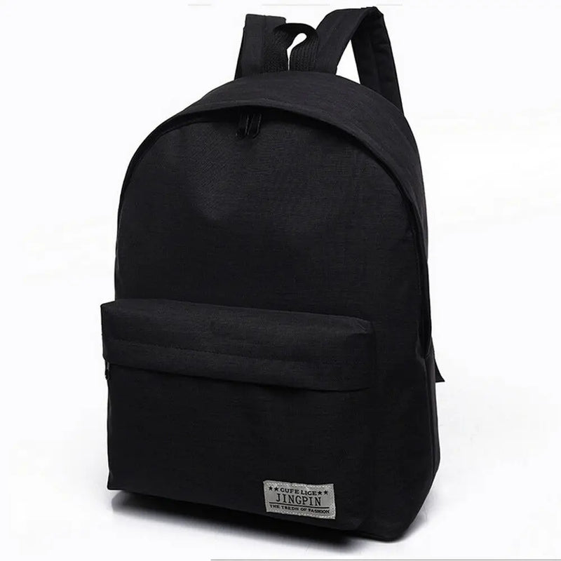 Men Women Backpacks Canvas Rucksack School Travel College Bag Casual