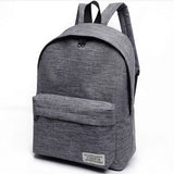 Men Women Backpacks Canvas Rucksack School Travel College Bag Casual