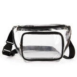 Clear Fanny Pack Waterproof Waist Bag PVC Transparent Adjustable Belt Bum Bag