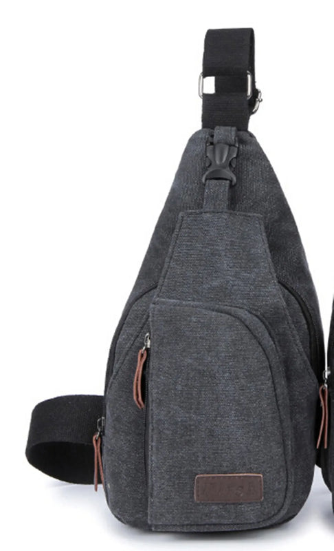 Men Women Crossbody Shoulder Bag Sling Chest Pack Sports Daily Travel