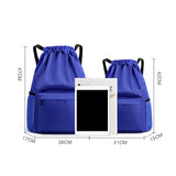 Waterproof Nylon Drawstring Backpack Large Capacity Travel Bag