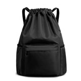 Waterproof Nylon Drawstring Backpack Large Capacity Travel Bag