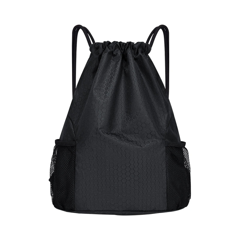 Large Capacity Drawstring Bag Waterproof Gym Backpack
