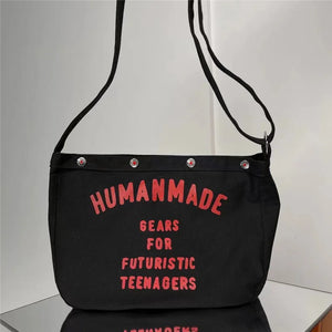 Men Women HUMAN Casual Canvas Bag