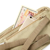 Invisible Travel Waist Pack Money Belt Bag