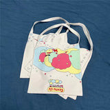KAPITAL Vintage Canvas Oil Painting Couple Shoulder Bag