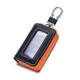 Men Women Key Holder for Car Keys Wallet Pouch Bag Leather Keychain