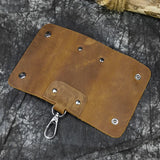 Leather Keycase Key Holder Crazy Horse Leather Wallets For Keys
