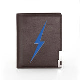 Leather Wallet Flash Printing Billfold Slim Credit Card/ID Holders Inserts