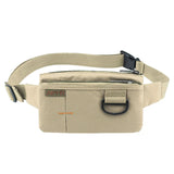 Nylon Waterproof Waist Pack 4 Pockets Fanny Pack