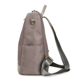 Nylon Backpack Casual Teenagers School Bags Waterproof Solid Girls Boy Bags