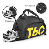 Multifunctional Sports Bag Green Duffle Bags Waterproof Luggage