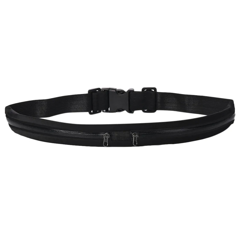 Outdoor Stretch Sports Belt Pockets Mobile Phone Bag Belly Belt Combo