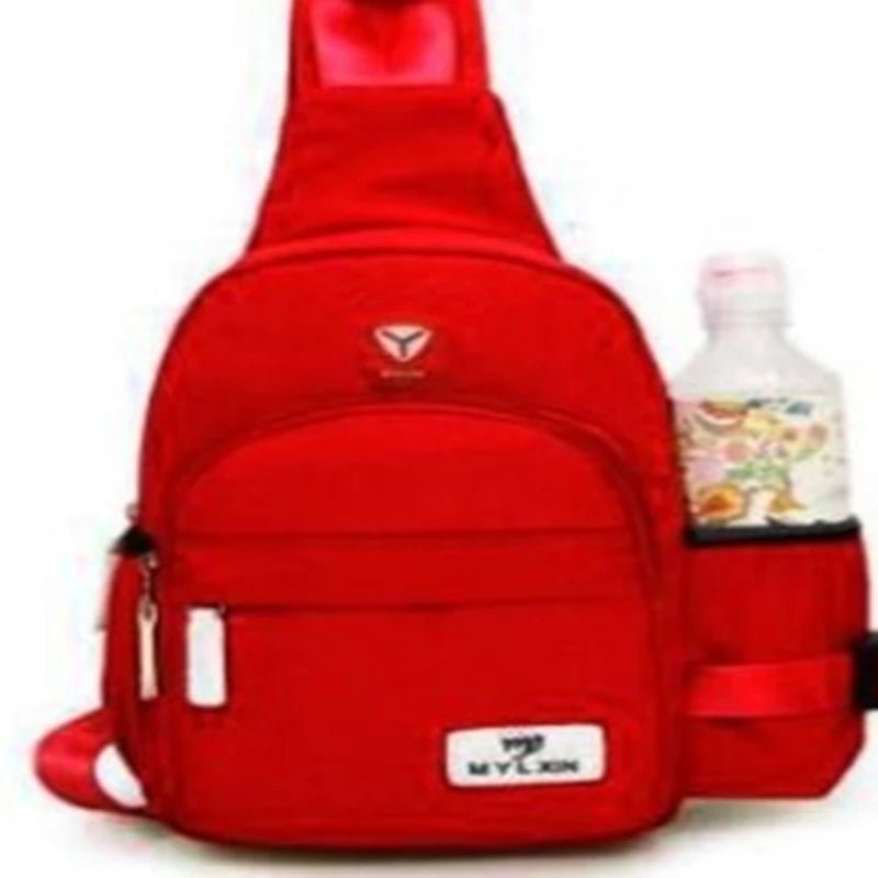Polyester Sling Bags Crossbody Shoulder Chest Bag Unisex Cycling Bag Backpack