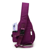Polyester Sling Bags Crossbody Shoulder Chest Bag Unisex Cycling Bag Backpack