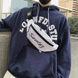 Reflective Waist Bag Fanny Packs Male Chest Bag Crossbody Bag