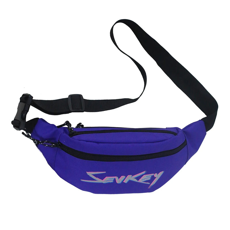Reflective Waist Bag Fanny Packs Male Chest Bag Crossbody Bag