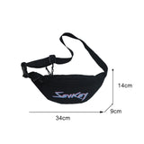 Reflective Waist Bag Fanny Packs Male Chest Bag Crossbody Bag