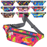 Camouflage Printed Fanny Pack Crossbody Wallet Belt Sports Bag