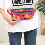 Camouflage Printed Fanny Pack Crossbody Wallet Belt Sports Bag