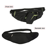 Chest Bag Reflective Stripe Waterproof Waist Bag with Water Bottle Holder