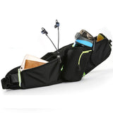 Chest Bag Reflective Stripe Waterproof Waist Bag with Water Bottle Holder