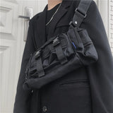 Tactical Shoulder Bag Waist Bag Hip Hop Functional Chest Bag Kanye West Waist Pa