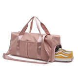Men Women Gym Bag Waterproof Shoulder Pack Shoes Storage