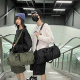 Men Women Travel Bag Fitness Handbag Nylon Shoulder Bag Business Large Tote