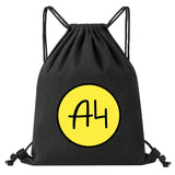 Vlad A4 Paper Printing Drawstring Backpack Large Capacity Travel Bags