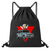 Vlad A4 Paper Printing Drawstring Backpack Large Capacity Travel Bags