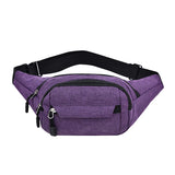 Men Women Waist Bag pack Purse Casual Large Phone Belt Bag Pouch