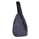 Men Women Canvas Chest Bag Small Crossbody Bags Hip Hop Streetwear Fanny Pack