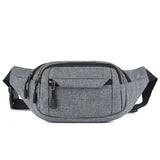 Men Women Waist Pack Casual Large Phone Belt Bag Pouch Canvas Travel Hip Bags