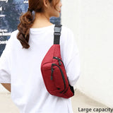 Men Women Waist Pack Casual Large Phone Belt Bag Pouch Canvas Travel Hip Bags