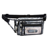 Waterproof Transparent Waist Pack with Zipper Closure