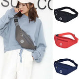 Harajuku Style Waist Packs Printed Letters Travel Pockets