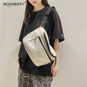 Unisex Hip Hop Waist Bag Shoulder Crossbody Bag Chest Bag