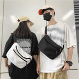 Hip Hop Waist Bag Shoulder Crossbody Bag Multifunctional Chest Bag