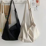 Large-capacity Canvas Tote Crossbody Bag for Travel