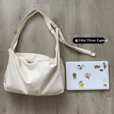 Large-capacity Canvas Tote Crossbody Bag for Travel