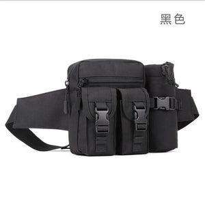Nylon Chest Bag Water Bottle Waist Travel Bag Camouflage Female Bag