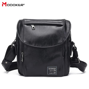 Men Shoulder Bag PU Messenger Business Crossbody Bags