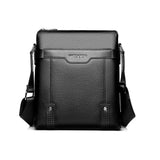 Men Crossbody PU Leather Messenger Bag Small Briefcase Shoulder Bag