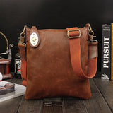 Men Leather Weave Clutch Bag Shoulder Wallet Handy Bag Handbags