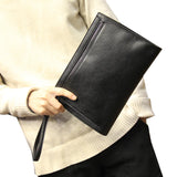Men Business Clutch Bag PU Leather Envelope Handbag Briefcase