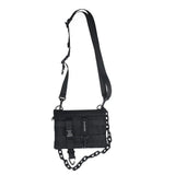 Men Multifunction Chest Bag with Plastic Chain Tactical Phone Bag