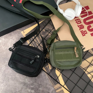 Unisex Small Messenger Bag Oxford Cloth Shoulder Crossbody Bag for Mobile Phone